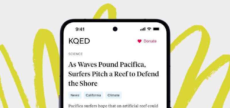 KQED homepage